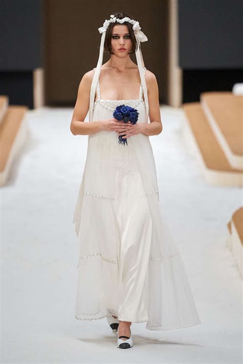 iconic chanel wedding dress|chanel couture brides names.